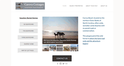Desktop Screenshot of carovacottages.com